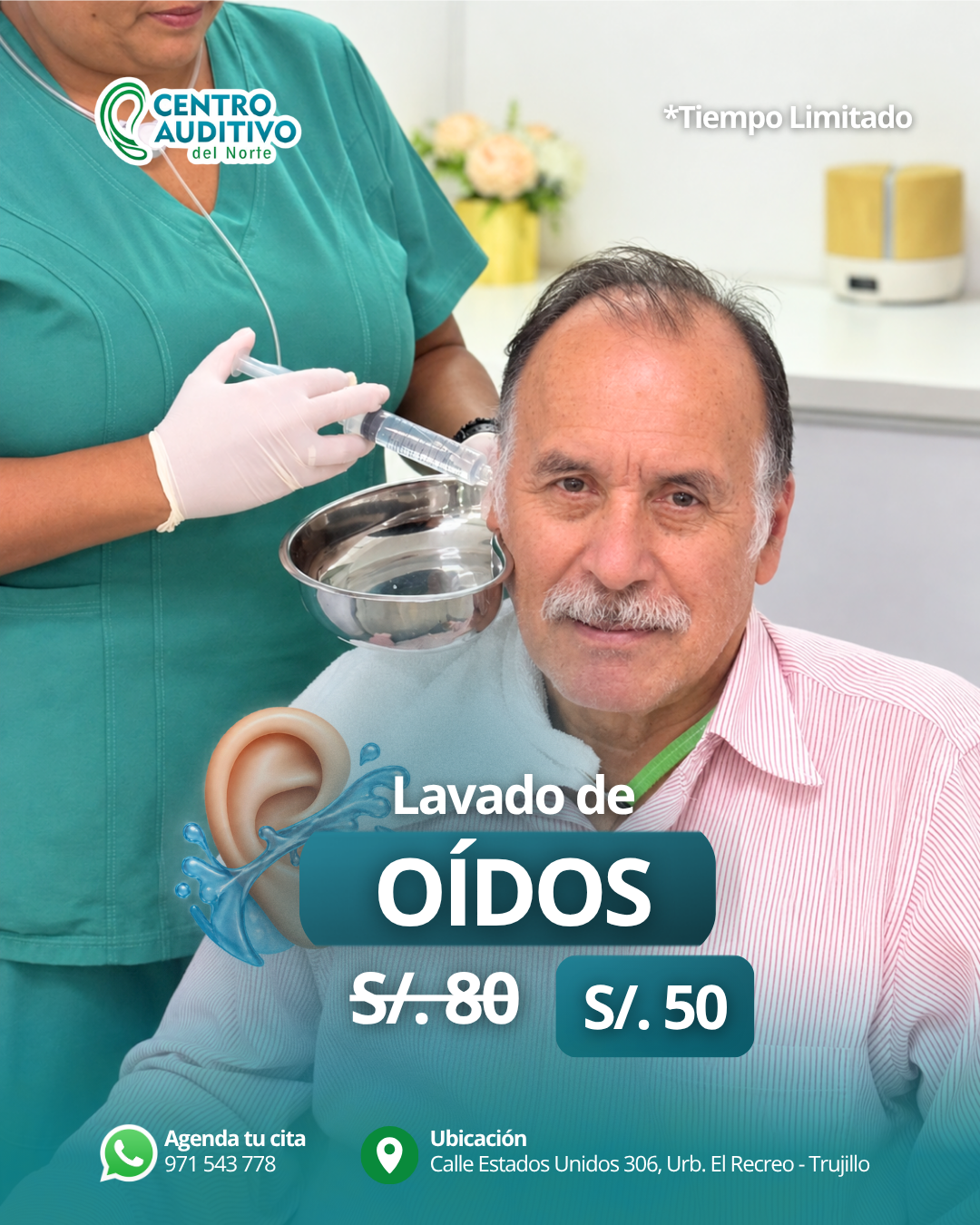 LAVADO DE OIDOS